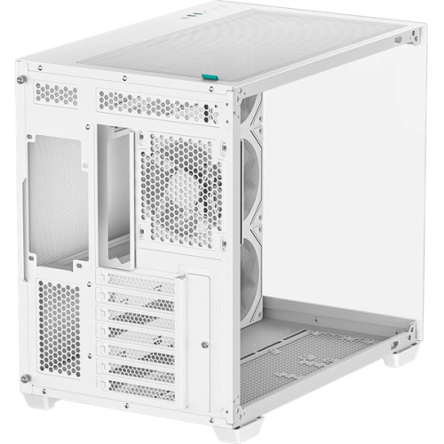 Deepcool CG530 4F WH без БП, боковое окно (панорама), 3x120мм ARGB Reverce вентилятора на боковой стенке, 1x120мм ARGB вентилятор сзади, белый, ATX