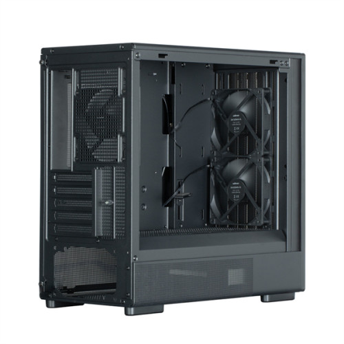 ZALMAN P10 NAMU, MATX, BLACK, WINDOW, FRONT COVER WALNUT, 2x3.5