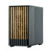 ZALMAN P10 NAMU, MATX, BLACK, WINDOW, FRONT COVER WALNUT, 2x3.5