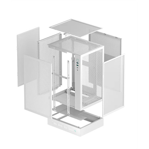 Deepcool CH170 DIGITAL WH без БП, белый, MINI-ITX