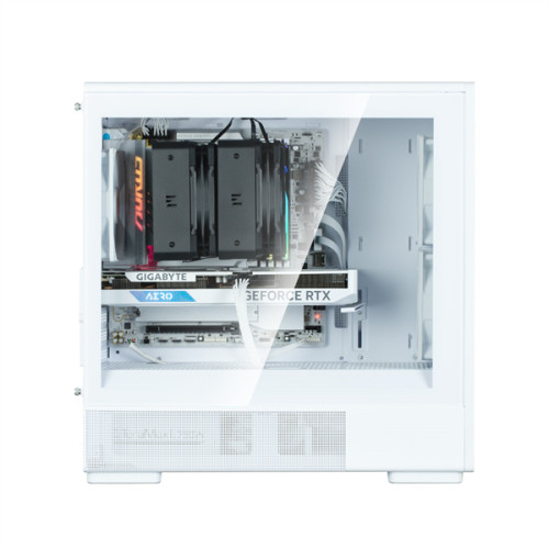 ZALMAN P10 NAMU, MATX, WHITE, WINDOW, FRONT COVER WALNUT, 2x3.5