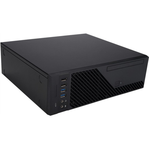 Slim Case Powerman KI331 Black РМ-300SFX 80+ UBS2.0*2+USB 3.1*2+A(HD)+Front fan 80x80x15mm*1, Micro-ATX, mini-ITX