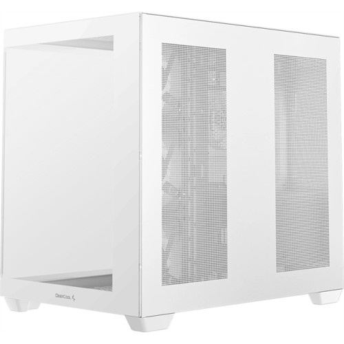 Deepcool CG530 4F WH без БП, боковое окно (панорама), 3x120мм ARGB Reverce вентилятора на боковой стенке, 1x120мм ARGB вентилятор сзади, белый, ATX