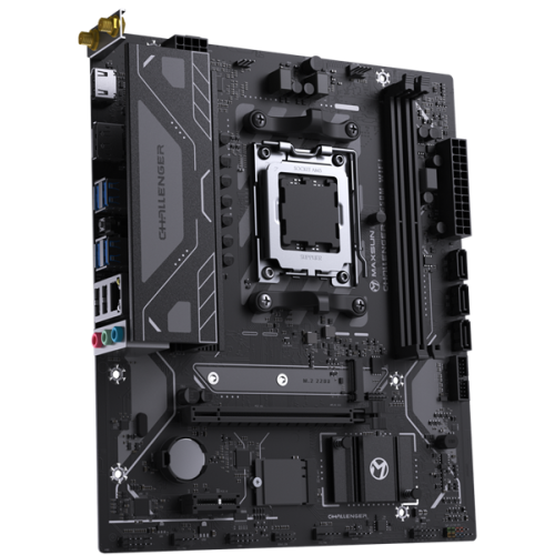 MAXSUN MS-Challenger B650M WIFI, AM5, B650, 2*DDR5, 3*SATA3, M.2, 4*USB 3.2, 2*USB 2.0, 1*PCIEx16, 1*PCIEx1, DP+HDMI, mATX