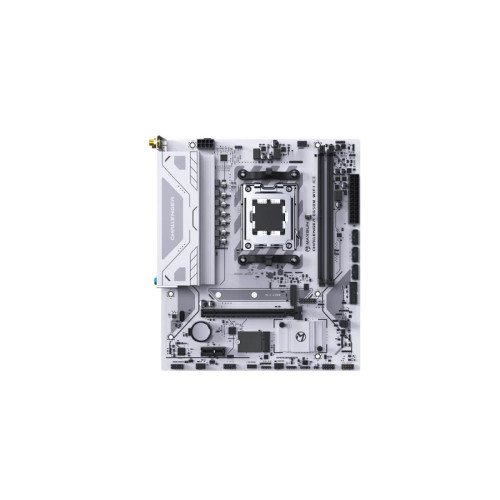 MAXSUN MS-Challenger B650M WIFI ICE, AM5, B650, 2*DDR5, 3*SATA 3.0, M.2, USB 3.2, USB 2.0, 1*PCIE 16, 1*PCIE 1, HDMI+DP, mATX