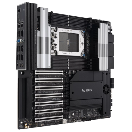 ASUS PRO WS WRX90E-SAGE SE, AMD WRX90, 8*DDR5, 4*SATA, 4*M.2, 2 x SlimSAS, 6*USB 3.2, 1*USB 2.0, 2*Type-C,7*PCIx16, VGA, CEB; 90MB1FW0-M0EAY0