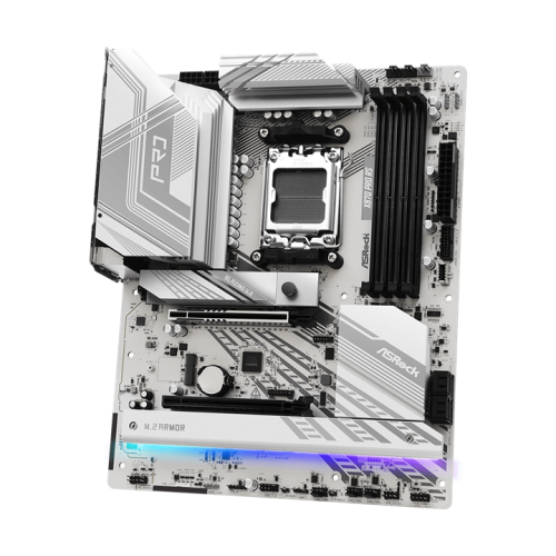 ASROCK X870 PRO RS, AM5, X870, 4*DDR5, 4*SATA, 3*M.2, 6*USB 2.0, 4*USB 3.2, Type-C, 2*PCIx16, 1*M.2 (Key E), HDMI, ATX