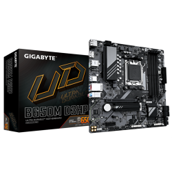 GIGABYTE B650M D3HP, AM5, B650, 4*DDR5, 4*SATA, 2*M.2, 3*USB 3.2, 2*USB 2.0, Type-C, 1*PCIx16, 1*PCIx1, 2*DP+HDMI, mATX
