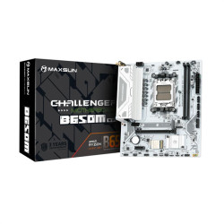 MAXSUN MS-Challenger B650M WIFI ICE, AM5, B650, 2*DDR5, 3*SATA 3.0, M.2, USB 3.2, USB 2.0, 1*PCIE 16, 1*PCIE 1, HDMI+DP, mATX