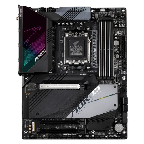 GIGABYTE B650E AORUS MASTER, AM5, B650,  4*DDR5, 4*SATA, 4*M.2, 8*USB 3.2, 4*USB 2.0, Type-C, 3*PCIx16, HDMI, ATX