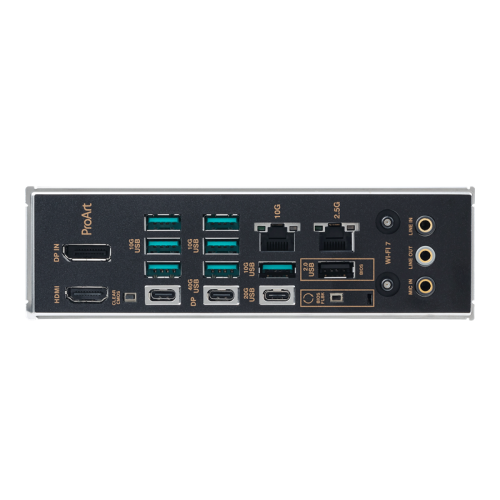 ASUS PROART X870E-CREATOR WIFI, AM5, X870, 4*DDR5, 4*SATA, 4*M.2, 7*USB 3.2, 1*USB 2.0, 2*USB4, Type-C, 3*PCIx16, HDMI, ATX; 90MB1IG0-M0EAY0