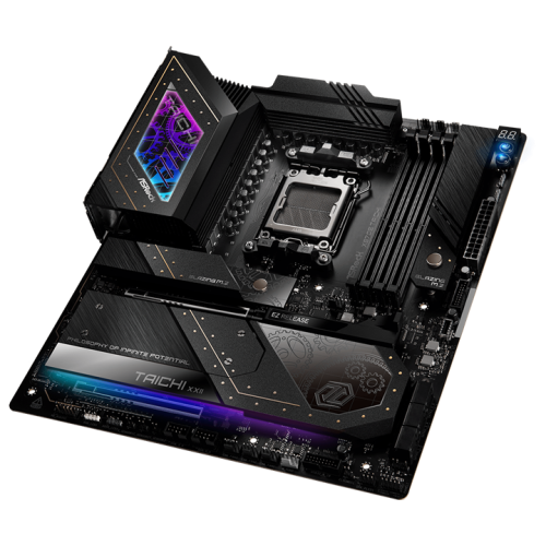 ASROCK X870E TAICHI, AM5, X870E, 4*DDR5, 6*SATA, 4*M.2, 2*USB 2.0, 8*USB 3.2, 2*Type-C, 2*PCIx16, 1*M.2 (Key E), HDMI, EATX