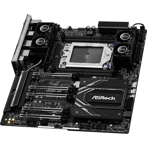 ASROCK TRX50 WS, AMD TRX50, 4*DDR5, 4*SATA, 2*M.2, 7*USB 3.2, 5*PCIx16, 1*M.2 (Key E), EATX