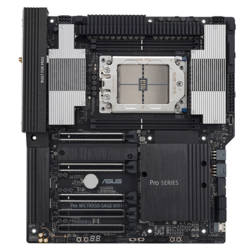 ASUS PRO WS TRX50-SAGE WIFI, AMD TRX50, 4*DDR5, 4*SATA, 3*M.2, 6*USB 3.2, 2*USB 2.0,Type-C, 5*PCIx16, CEB; 90MB1FZ0-M0EAY0