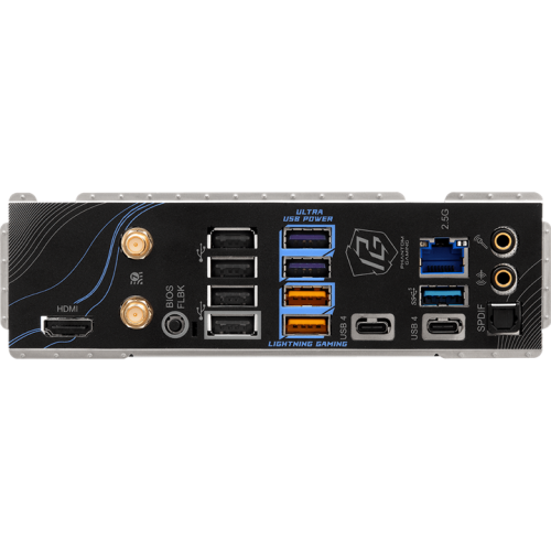 ASROCK X870 RIPTIDE WIFI, AM5, X870, 4*DDR5, 4*SATA, 3*M.2, 4*USB 2.0, 5*USB 3.2, 2*Type-C, 2*PCIx16, 1*M.2 (Key E), HDMI, ATX