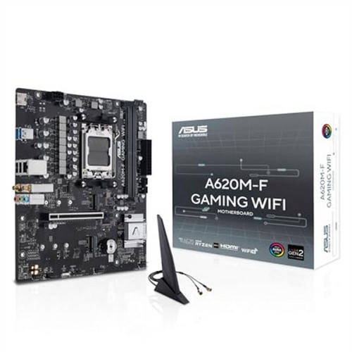 ASUS A620M-F GAMING WIFI, AM5, A620, 4*DDR5, 4*SATA, 2*M.2, 2*USB 3.2, 4*USB 2.0, 2*PCIx16, 2*PCIx1, 2*DP+VGA, mATX; 90MB1KT0-M0EAY0