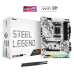 ASROCK B650 STEEL LEGEND WIFI, AM5, B650, 4*DDR5, 2*SATA, 3*M.2, 5*USB 3.2, 2*USB 2.0, Type-C, 2*PCIx16, 1*M.2 (Key E), HDMI+DP, ATX