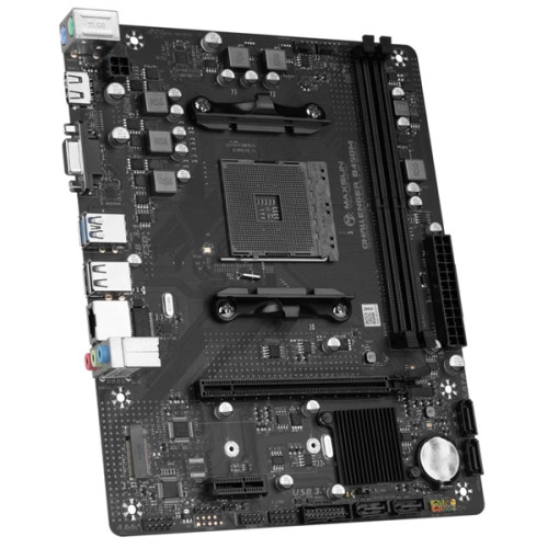 MAXSUN MS-Challenger B450M, AM4, B450, 2*DDR4, 4*SATA 3.0, M.2, USB 3.2, USB 2.0, 1*PCIE 16,  1*PCIE 1, HDMI+VGA, mATX