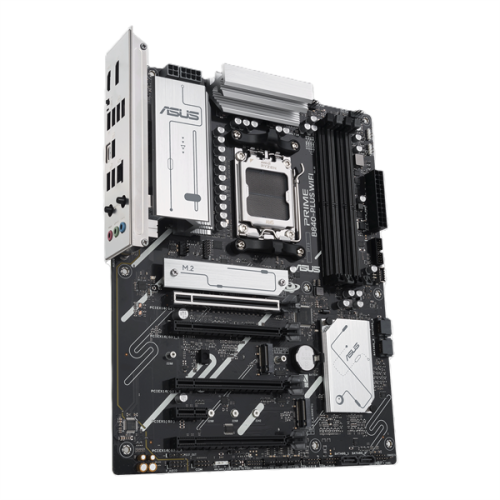 ASUS PRIME B840-PLUS WIFI, AM5, B840, 4*DDR5, 4*SATA, 3*M.2, 3*USB 3.2, 4*USB 2.0, Type-C, 5*PCIx16, 1*PCIx1, DP+HDMI, ATX; 90MB1IZ0-M0EAY0