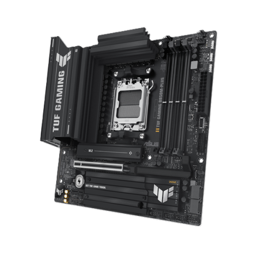 ASUS TUF GAMING B850M-PLUS, AM5, B850, 4*DDR5, 4*SATA, 3*M.2, 7*USB 3.2, 4*USB 2.0, Type-C, 2*PCIx16, 1*PCIx1, DP+HDMI, mATX; 90MB1IX0-M0EAY0