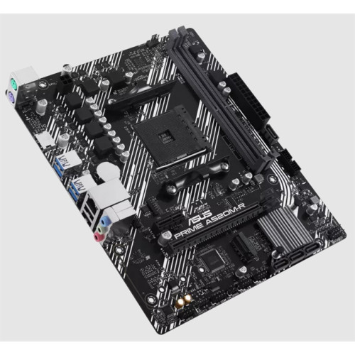 ASUS PRIME A520M-R, AM4, A520, 2*DDR4, 4*SATA, 1*M.2, 4*USB 3.2, 2*USB 2.0, 1*PCIx16, 1*PCIx1, HDMI, mATX; 90MB1H60-M0EAY0