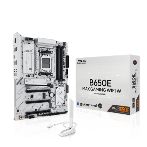 ASUS B650E MAX GAMING WIFI W, AM5, B650, 4*DDR5,  4*SATA, 3*M.2, 5*USB 3.2, 2*USB 2.0, Type-C, 5*PCIx16, DP+HDMI, ATX