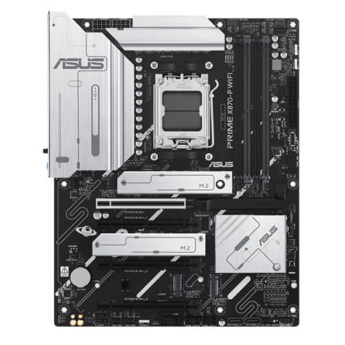 ASUS PRIME X870-P WIFI, AM5, X870, 4*DDR5,  2*SATA, 4*M.2, 4*USB 3.2, 2*USB 2.0, 2*Type-C, 5*PCIx16, HDMI, ATX; 90MB1IS0-M0EAY0