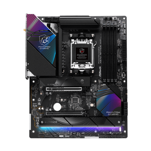 ASROCK X870 RIPTIDE WIFI, AM5, X870, 4*DDR5, 4*SATA, 3*M.2, 4*USB 2.0, 5*USB 3.2, 2*Type-C, 2*PCIx16, 1*M.2 (Key E), HDMI, ATX