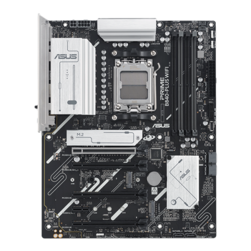 ASUS PRIME B840-PLUS WIFI, AM5, B840, 4*DDR5, 4*SATA, 3*M.2, 3*USB 3.2, 4*USB 2.0, Type-C, 5*PCIx16, 1*PCIx1, DP+HDMI, ATX; 90MB1IZ0-M0EAY0