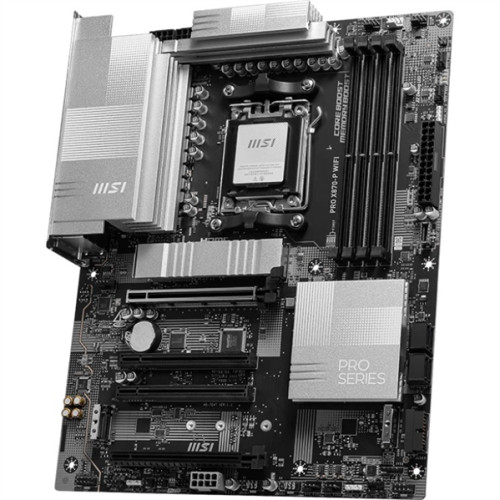 MSI PRO X870-P WIFI,X870,AM5,4DDR5,4PCI-Ex16,3M.2,4SATA3,1USB4,1USB3.2 Gen2x2,3USB3.2 Gen2,4USB