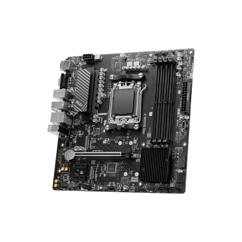 MSI PRO B650M-P,B650,AM5,4DDR5,1PCI-Ex16,2PCI-Ex1,2M.2,4SATA3,3USB3.2 Gen2(2A+1C),4USB3.2 Gen