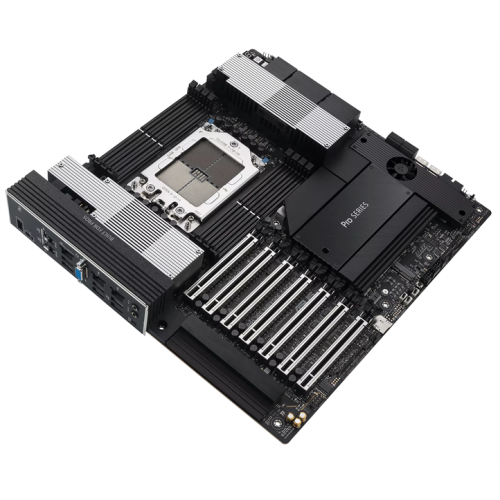 ASUS PRO WS WRX90E-SAGE SE, AMD WRX90, 8*DDR5, 4*SATA, 4*M.2, 2 x SlimSAS, 6*USB 3.2, 1*USB 2.0, 2*Type-C,7*PCIx16, VGA, CEB; 90MB1FW0-M0EAY0