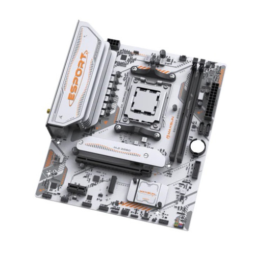 MAXSUN MS-eSport B850M WIFI ICE, AM5, B850, 2*DDR5, 2*SATA 3.0, 2*M.2, USB 3.2, USB 2.0, Type-C, 1*PCIE 16, 1*PCIE 1, HDMI+DP, mATX