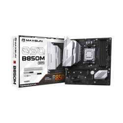 MAXSUN MS-Terminator B850M WIFI, AM5, B850, 4*DDR5, 4*SATA 3.0, 2*M.2, USB 3.2, USB 2.0, Type-C, 1*PCIE 16, 1*PCIE 4, 1*PCIE 1, HDMI+DP, mATX