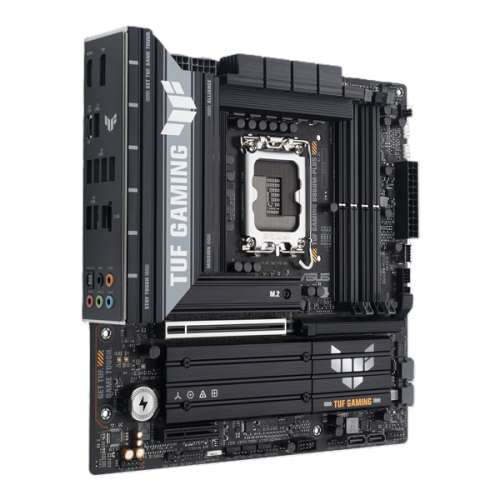 ASUS TUF GAMING B860M-PLUS, LGA1851, B860, 4*DDR5, 4*SATA, 3*M.2, 6*USB 3.2, 1*USB 2.0, Type-C, 1*PCIx16, 1*PCIx4, DP+HDMI, mATX; 90MB1JW0-M0EAY0
