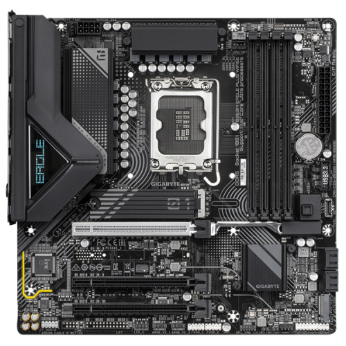 GIGABYTE B860 EAGLE WIFI6E, LGA1851, B860, 4*DDR5, 4*SATA, 2*M.2, 2*USB 3.2, 3*USB 2.0, 3*PCIx16, HDMI+2*DP, ATX