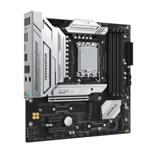 MAXSUN MS-Terminator B860M, LGA1851, B860, 4*DDR5, 4*SATA3, 3*M.2, USB 3.2, USB 2.0, Type-C, 1*PCIEx16, 1*PCIex4, 1*PCIex1, HDMI+DP, mATX