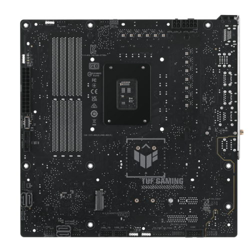 ASUS TUF GAMING B760M-BTF WIFI D4, LGA1700, B760, 4*DDR4, 4*SATA, 3*M.2, 4*USB 3.2, 3*USB 2.0, Type-C, 2*PCIx16, 1*PCIx1, DP+HDMI, mATX; 90MB1E50-M0EAY0