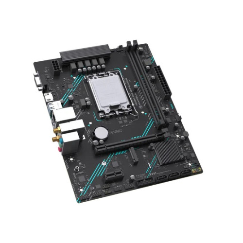 MAXSUN MS-H610M 666 WIFI6 ARGB, LGA1700, H610, 2*DDR4, 3*SATA3, M.2, USB 3.2, USB 2.0, 1*PCIEx16, 1*PCIEx1, VGA+HDMI, mATX