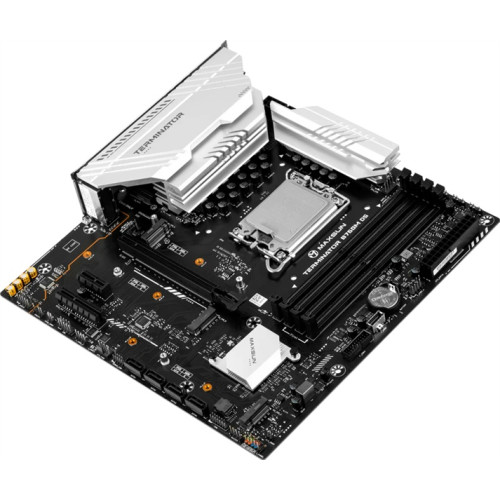 MAXSUN MS-Terminator B760M D5, LGA1700, B760, 4*DDR5, 4*SATA3, 3*M.2, USB 3.2, USB 2.0, Type-C, 1*PCIEx16, 1*PCIEx4, DP+HDMI,  mATX