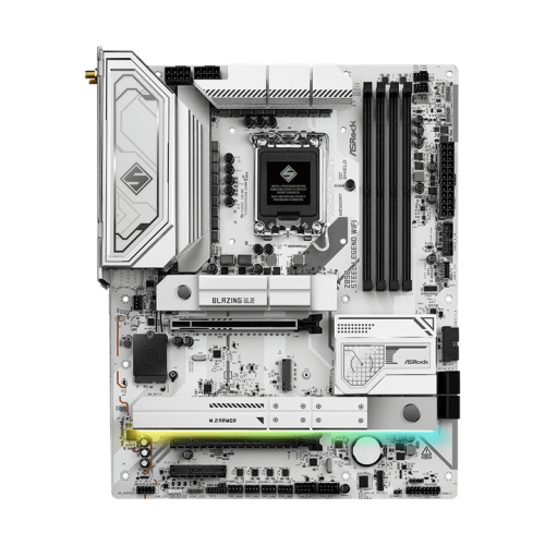 ASROCK Z890 STEEL LEGEND WIFI, LGA1851, Z890, 4*DDR5, 4*SATA, 4*M.2, 6*USB 3.2, 2*USB 2.0, 2*Type-C, 2*PCIx16, 1*PCIx4, 1*M.2 (Key E), HDMI, ATX