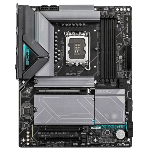 GIGABYTE Z890 EAGLE WIFI7, LGA1851, Z890, 4*DDR5, 4*SATA, 4*M.2, 5*USB 3.2, 4*USB 2.0, Type-C, 3*PCIx16, 2*PCIx1, DP, ATX