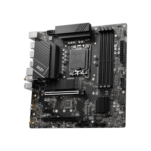 MSI PRO B760M-A WIFI DDR4,B760,LGA1700,4DDR4,2PCI-Ex16,1PCI-Ex1,2M.2,4SATA3,2USB3.2 Gen2,7USB