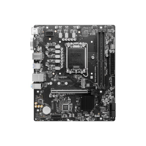 MSI PRO B760M-E DDR4 LGA1700,2DDR4,1PCI-Ex16,1PCI-Ex1,1M.2 Gen4,4SATA3.0,4USB3