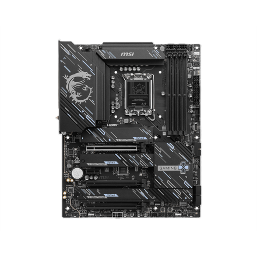 MSI Z890 GAMING PLUS WIFI Z890,LGA1851,4DDR5,3PCI-Ex16,1PCI-Ex1,4M.2 ,1USB4, 1USB3.2 Gen2 X2