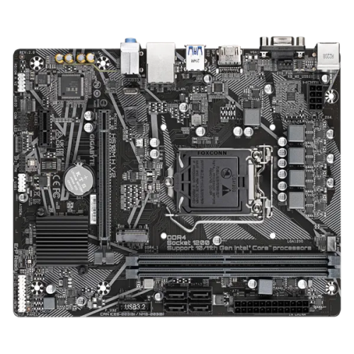 GIGABYTE H510M H V2, LGA1200, Q470, 2*DDR4, 4*SATA, 1*M.2, 2*USB 3.2, 4*USB 2.0, 1*PCIx16, 1*PCIx1, D-Sub+HDMI, mATX