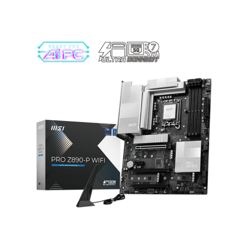 MSI PRO Z890-P WIFI/Z890/LGA1851/4DDR5/3PCI-Ex16/1PCI-Ex1/4M.2 /1USB4/1USB3.2 Gen2 X2/2USB
