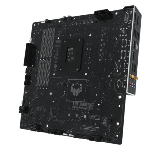 ASUS TUF GAMING B760M-BTF WIFI D4, LGA1700, B760, 4*DDR4, 4*SATA, 3*M.2, 4*USB 3.2, 3*USB 2.0, Type-C, 2*PCIx16, 1*PCIx1, DP+HDMI, mATX; 90MB1E50-M0EAY0