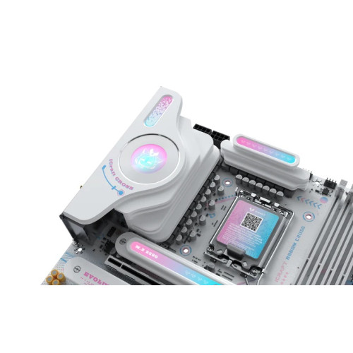 MAXSUN MS-iCraft 860M CROSS, LGA1851, B860, 4*DDR5, 4*SATA3, 2*M.2, USB 3.2, USB 2.0, Type-C, 1*PCIEx16, 1*PCIex4, HDMI+DP, mATX