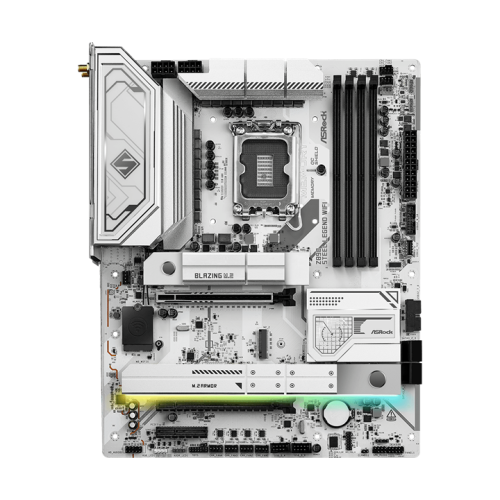 ASROCK Z890 STEEL LEGEND WIFI, LGA1851, Z890, 4*DDR5, 4*SATA, 4*M.2, 6*USB 3.2, 2*USB 2.0, 2*Type-C, 2*PCIx16, 1*PCIx4, 1*M.2 (Key E), HDMI, ATX